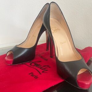 Rare Christian Louboutin Calf Leather Heels – Like New!
